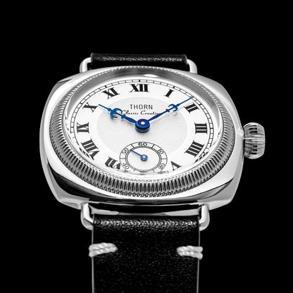 Thorn T002  Retro Square Sub Second 36mm Sapphire Glass VD78 Quartz Movement 10bar