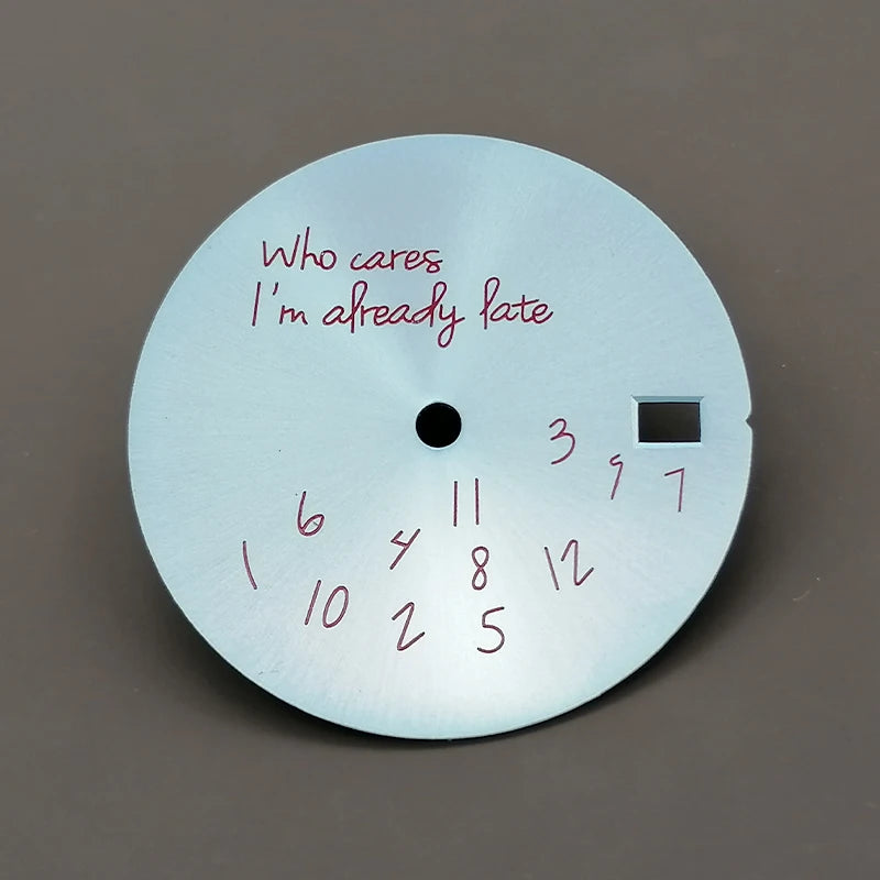 Dial 28.5mm DIY Watch Dial Fits NH35 NH36 Japan Movement SKX007 SKX009 SRPD Watch Case Dial Replace Parts