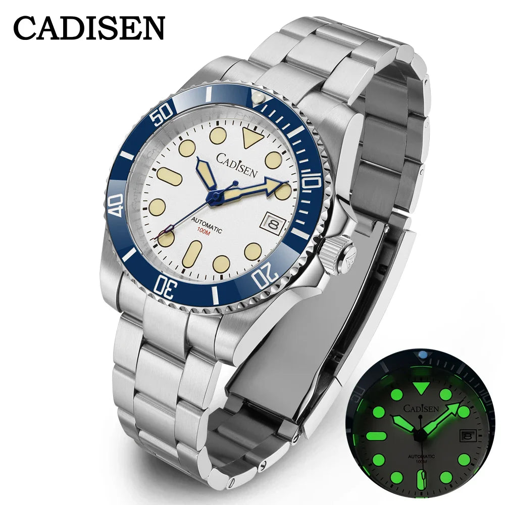 CADISEN C8238 Submariner Diver NH35 Automatic Ceramic Bezel Sapphire 10Bar
