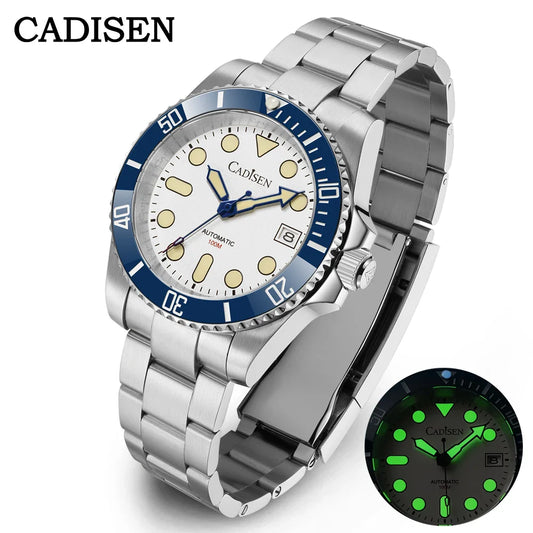 CADISEN C8238 Submariner Diver NH35 Automatic Ceramic Bezel Sapphire 10Bar