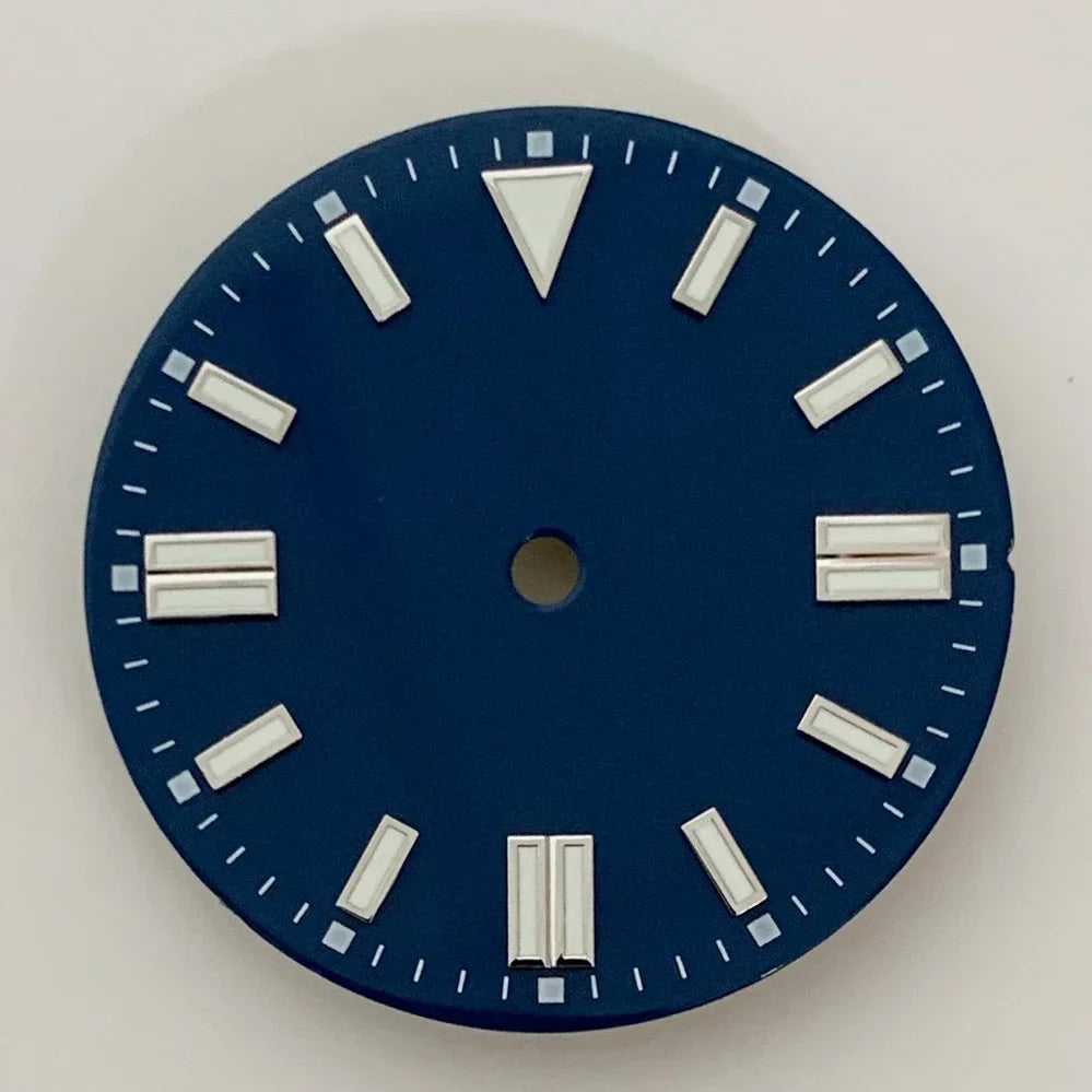 28.5mm Watch Dial Colorful Enameled Surface with Green Luminous Watch Faces for NH35/ ETA2836/ 8215 Mechanical Movement