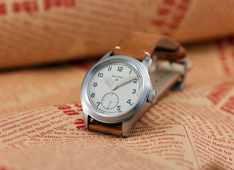 Baltany S2032 D12 Minitary Wristwatches VD78 Sapphire Crystal Swiss Luminou Leather 20ATM Stainless Steel Quartz Vintage Watches