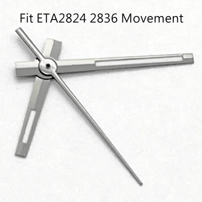 NH35 Watch Hands Green Luminous White/Gun color Fit NH35 NH36 ETA2836 2824 DG2813 3804 Miyota8215 8205 821A Movement