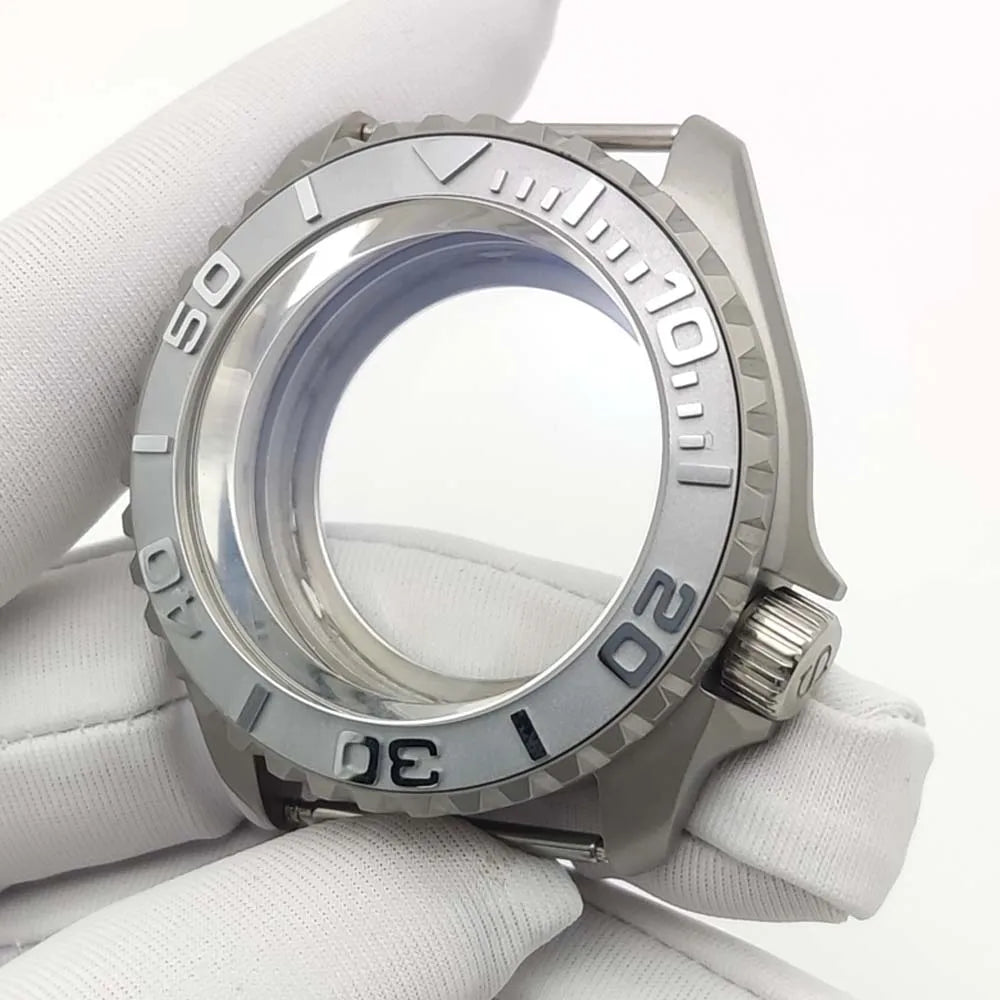 Yacht Master Case 42MM for NH35 NH36 Movement Sapphire crystal stainless steel case Watch Accessories SKX007