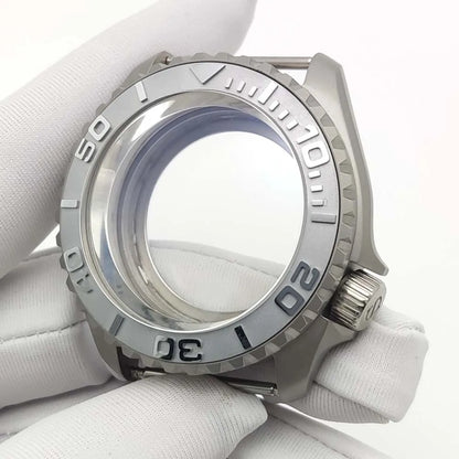 Yacht Master Case 42MM for NH35 NH36 Movement Sapphire crystal stainless steel case Watch Accessories SKX007