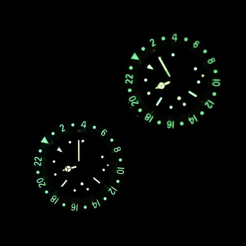 Customizable Baltany 39MM 1957s GMT Master Homage Watch S6074 NH34 Automatic Dome Sapphire 20ATM  Swiss Lume