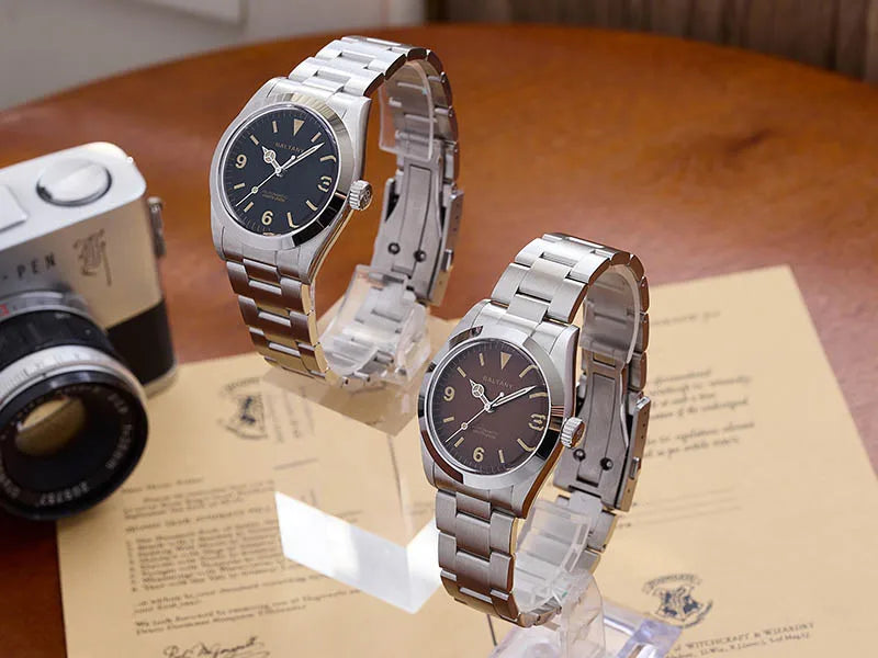 Baltany 36MM 1963 Explorer Watch Man S4066 Sapphire 200M Waterproof Stainless Steel Bracelect Vintage NH38 Auto Dress Watches