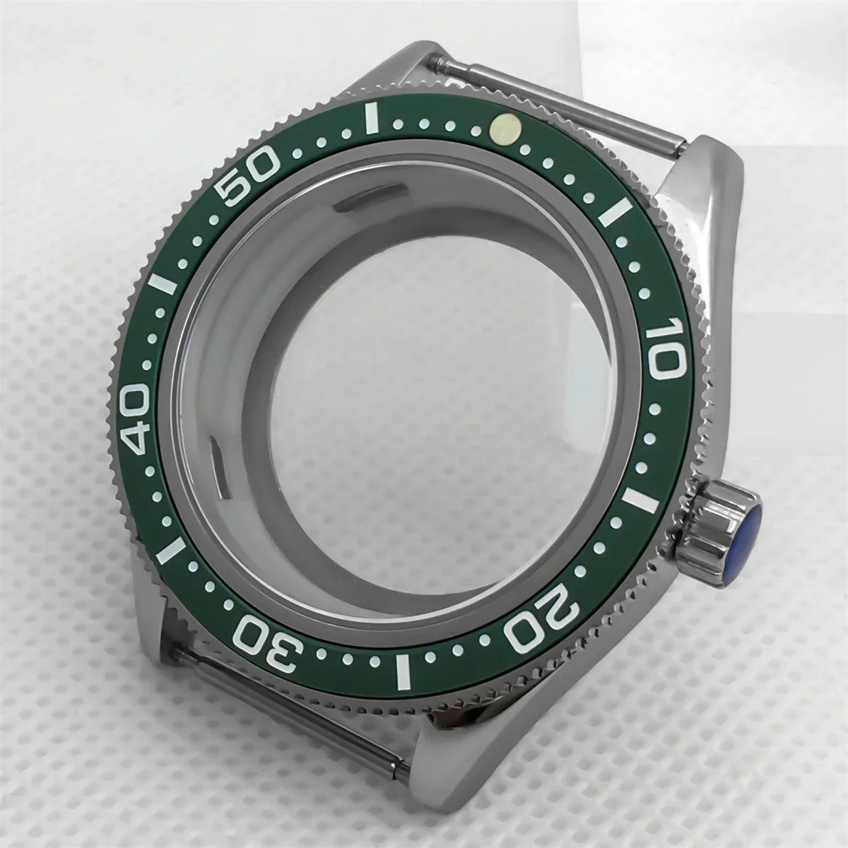 Fifty Fathom Case 41.5mm stainless steel case ceramic bezel sapphire glass with NH35 36 NH34 ETA2824 PT5000 movement watch replacementparts