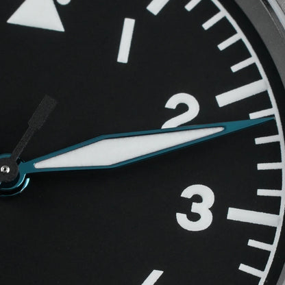 Militado ML10 Quartz pilot Watch VH31 Sweeping Second Sapphire BGW9 Luminous 10Bar 37mm