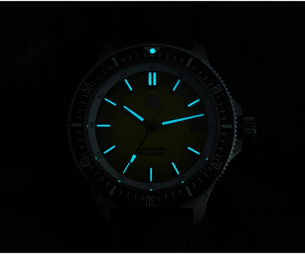 San Martin Diver SN0118G 40mm Original Design Fruit Series  NH35 Automatic 20Bar AR Sapphire BGW Luminous SN0118