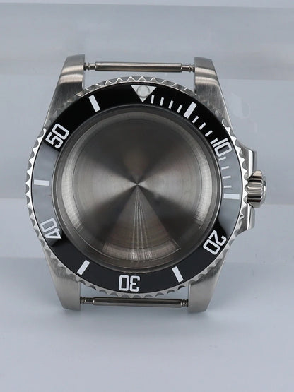 NH35 40mm SUB Black Ceramic Insert Watch Case Sapphire For NH34 NH35 NH36 NH38 4R36 Miyot8215 ETA2824 Movement 20ATM Waterproof
