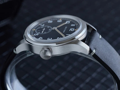 39MM Retro WW2 Military  S2081 Gradual Brown Dial ST1731 Movement 100M Waterproof  D12 Homage Field Watch