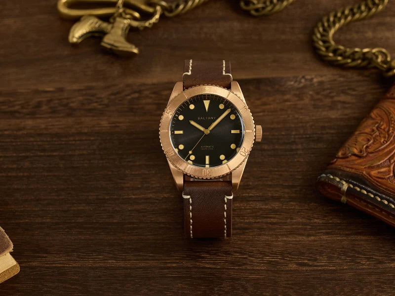 Baltany 44MM Bronze Diving Watch Man S3016 Luxury Sports Watch Super Luminous 20ATM Waterproof NH38 Automatic Mechanical Watches