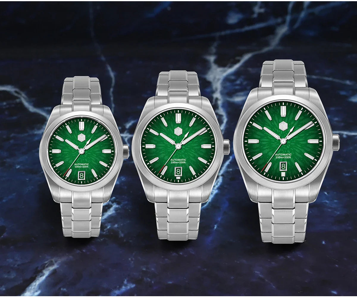 San Martin 36/39/42mm SN0144 JianZhan Dial Gada Watch Miyota 9015 Original Design Men Luxury Dress Automatic Mechanical Watches