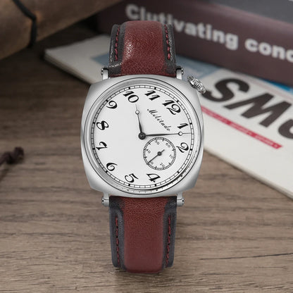 Militado ML11 Square Watch ST1701K Automatic Sapphire 10Bar 36mm Vintage reloj hombre