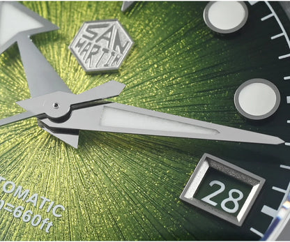 San Martin Diver SN0148G 40mm  Miyota 9015 Automatic Enamel Sunburst Dial 20bar  Ar Sapphire BGW9 Lume