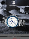 CORGEUT 2023 Seamaster 40mm NH35 Automatic 5bar Sapphire Diver Ceramic Bezel