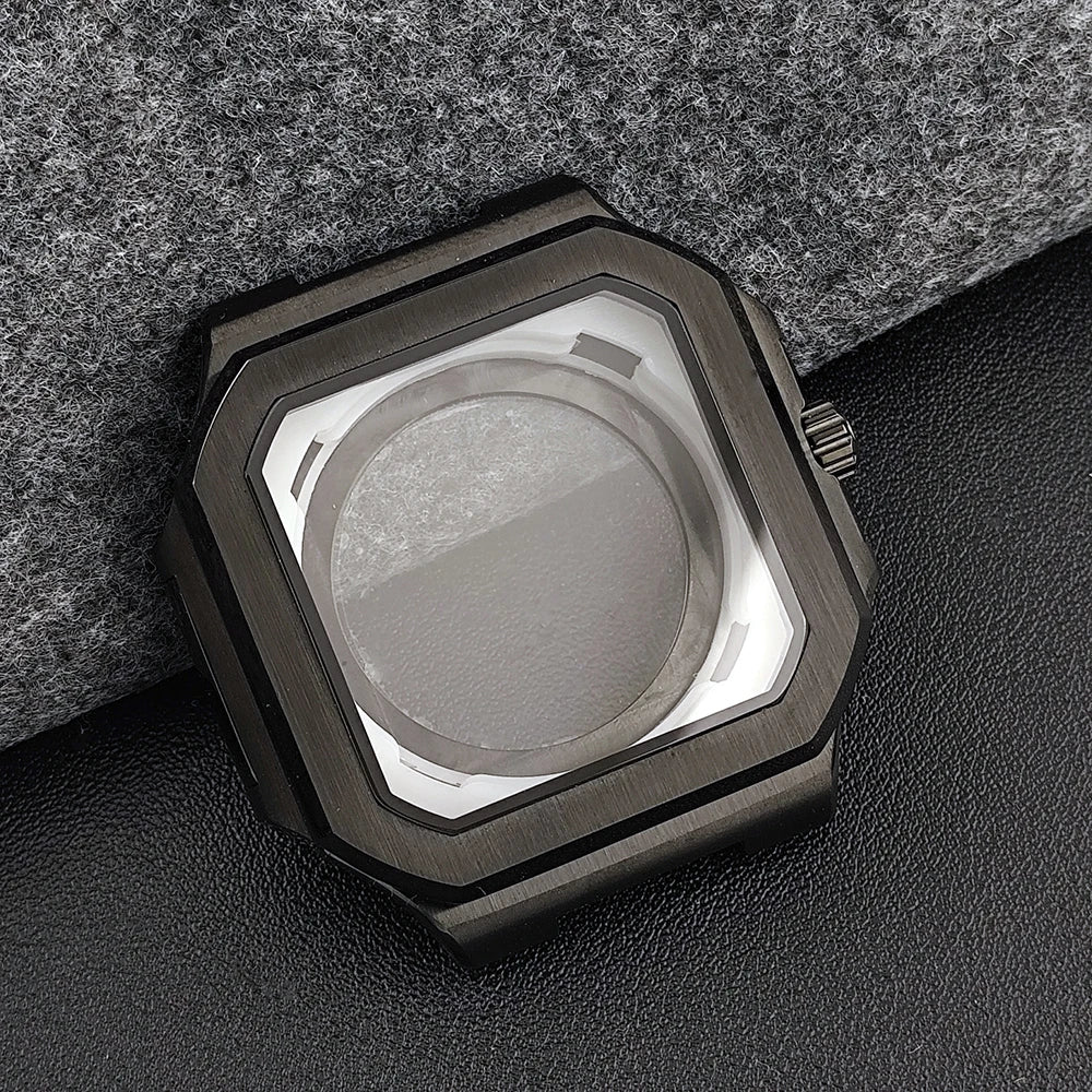 NH35 watch case men's automatic watch 38.5mm stainless steel case suitable for NH35 movement watch accessories