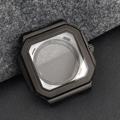 NH35 watch case men's automatic watch 38.5mm stainless steel case suitable for NH35 movement watch accessories