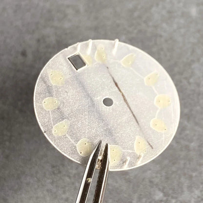 28.5mm mop dial  Fit NH35 NH36 Diving Irregular DIY Black White Blue Mod Watch Dial Face Watches Accessories Parts Silver Steel Index