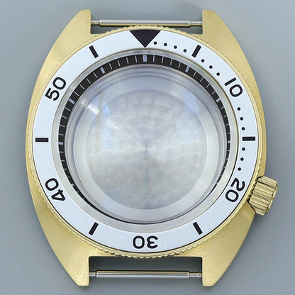 41mm NH35 Watch Case Stainless Steel Accessories For NH35 NH34 Mod Abalone NH36 NH70 Movement 28.5mm Dial Sapphire Crystal Glass