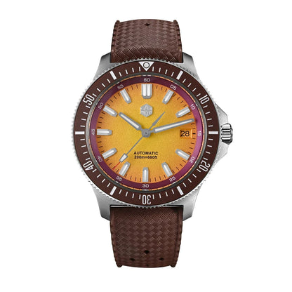 San Martin Diver SN0118G 40mm Original Design Fruit Series  NH35 Automatic 20Bar AR Sapphire BGW Luminous SN0118