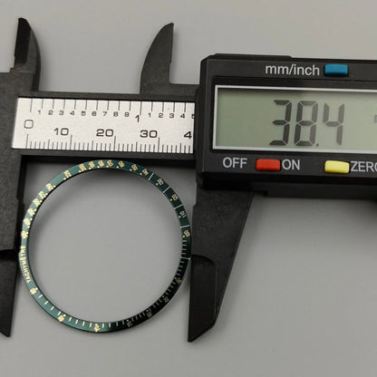 Speed Master Case 40mm VK63 Silver Watch Case Blue Green Black Silver Insert With Coated Glass For VK63 Quartz Chronograph Movement Steel Bracelet