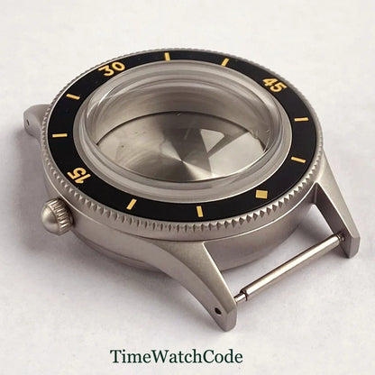 50 FATHOMS Real Bronze Watch Case Fit NH34 NH35 NH36 NH38 NH70 NH72 ETA2824 PT5000 SW200 Bow Sapphire Glass 20BAR Sandblast 40mm