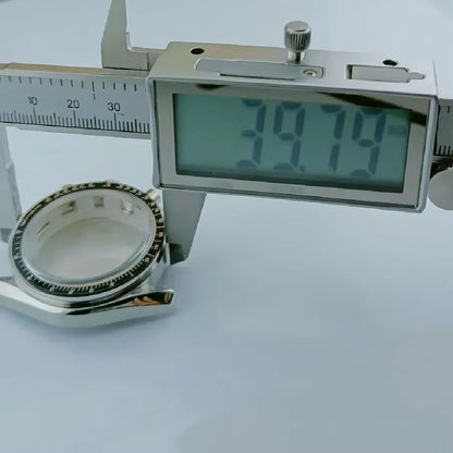 39.7mm watches metal case FIT VK63 movement case watch accessories watch parts Fits 20mm strap Watch Box