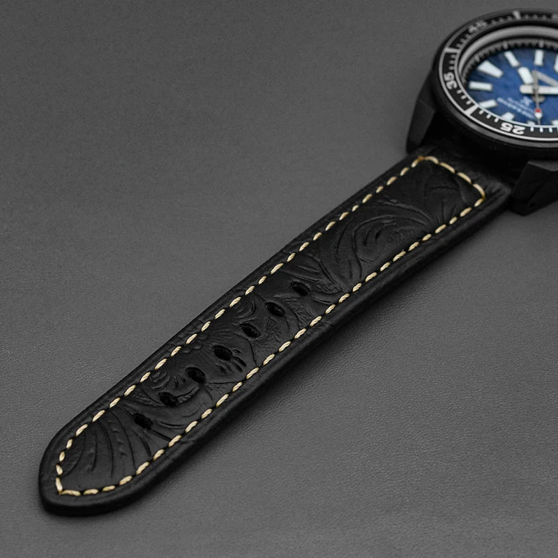 43MM Mod Samurai Black Series SRPE39K1 SRPF79K1 Diver C3 Luminous Sapphire NH35 NH36  Automatic