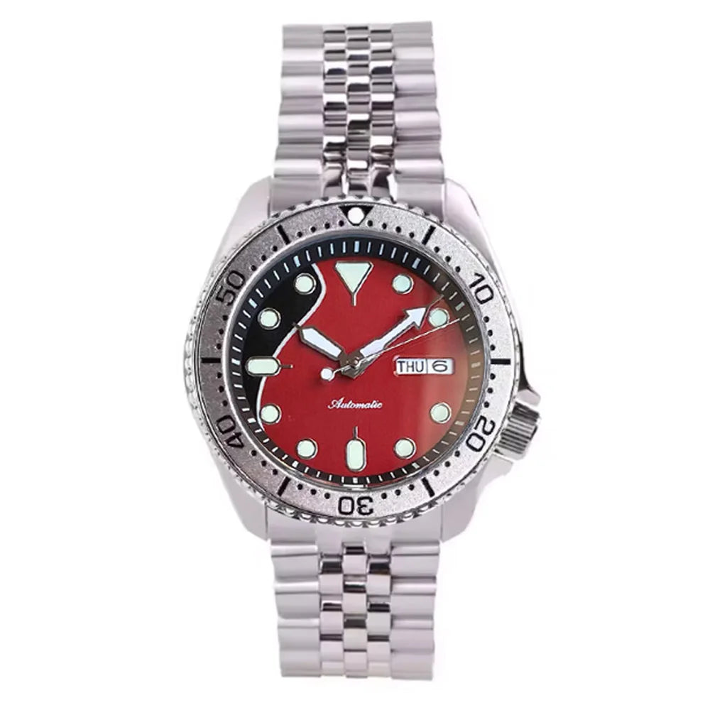 Tandorio Skx Mod NH35A TD217A Diver Watch 3.8 Crown 120 Clicks Bezel 20bar Sapphire