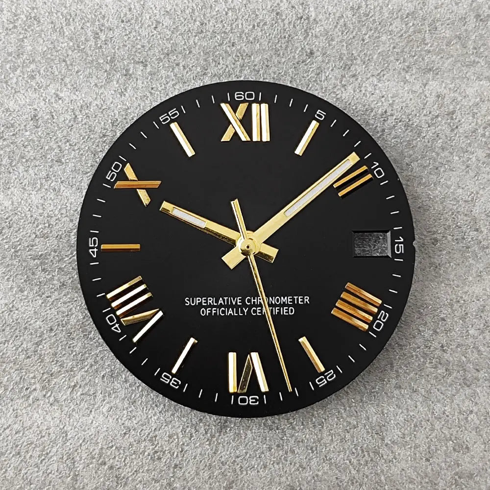28.5mm NH35 dial Roman dial S Dial Modified Dial for NH35/NH36  Movement Watch accessories