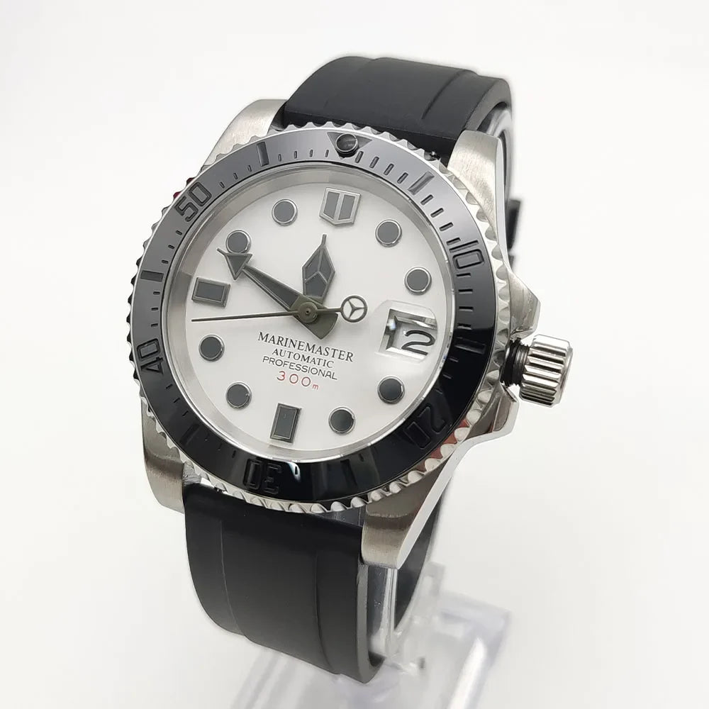 Custom Watch 40mm  NH35 Diver Watch Sapphire glass back CW1102 YachtMaster