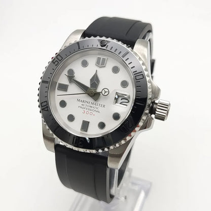 Custom Watch 40mm  NH35 Diver Watch Sapphire glass back CW1102 YachtMaster