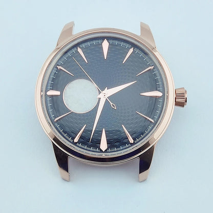 40mm Watch Case nh38 Case Arch Glass Silver Rose Gold Cocktail Case for NH38 Movement fit 35mm Dial