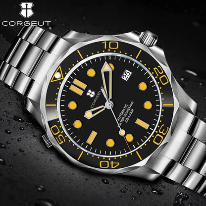CORGEUT 2023 Seamaster 40mm NH35 Automatic 5bar Sapphire Diver Ceramic Bezel