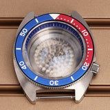 41mm Modified Turtle Watch Case Sapphire For Abalone/tuna mouth 6105 Captain Willard TMI NH35 NH36 NH38 4R Movement Stainless Steel Watch Accessories