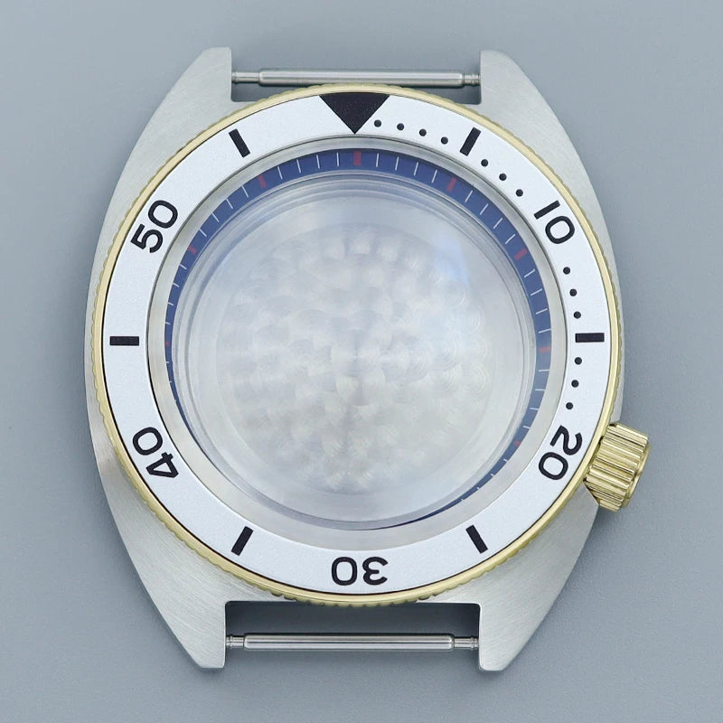 41mm NH35 Watch Case Stainless Steel Accessories For NH35 NH34 Mod Abalone NH36 NH70 Movement 28.5mm Dial Sapphire Crystal Glass