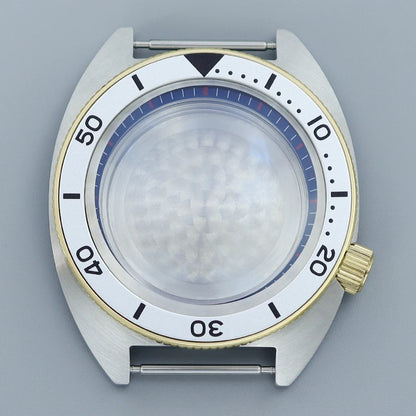 41mm NH35 Watch Case Stainless Steel Accessories For NH35 NH34 Mod Abalone NH36 NH70 Movement 28.5mm Dial Sapphire Crystal Glass