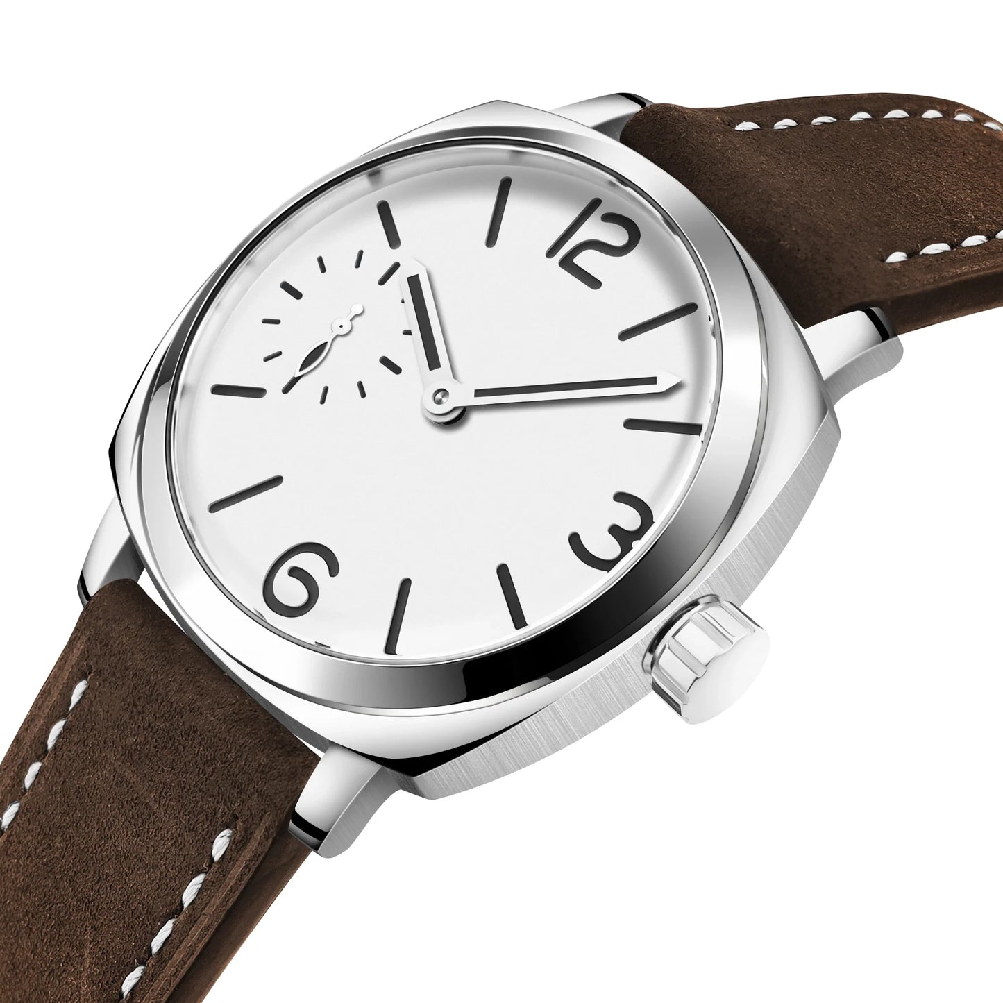 Radiomir Watch 42mm Corgeut 6029 dress st3600 hand winding Sub Second sapphire glass back