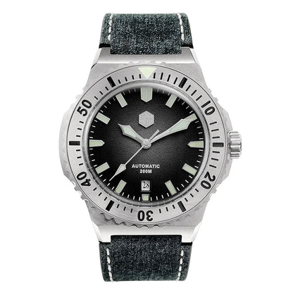San Martin Diver SN0055G 42mm PT5000 SW200 Automatic Watch AR Sapphire 20Bar BGW-9 Lume