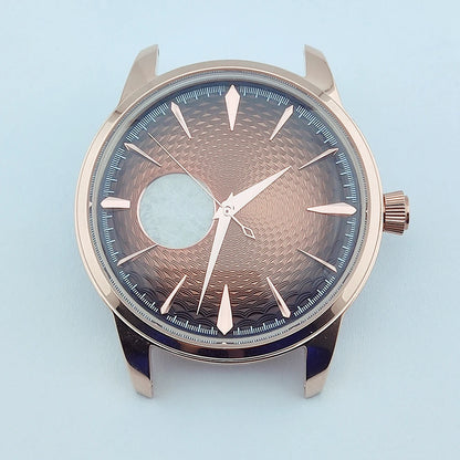 40mm Watch Case nh38 Case Arch Glass Silver Rose Gold Cocktail Case for NH38 Movement fit 35mm Dial