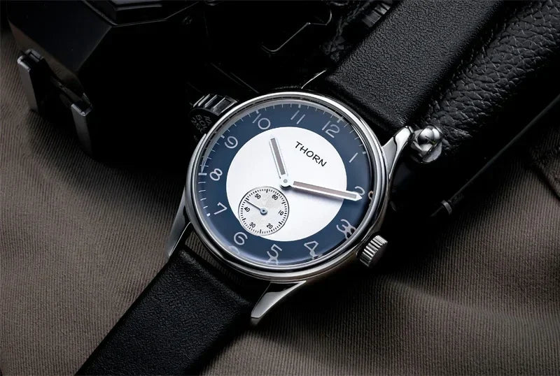 THORN SHY021 38MM Japan Quartz Movement Sterile Dial K1 Glass 5ATM Luminous Sub Second