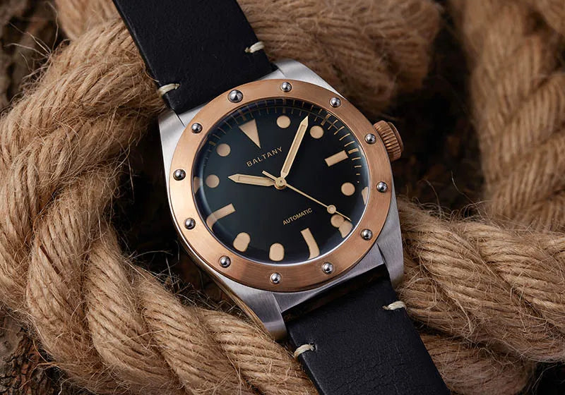 Baltany Bronze Watches Man B4030 Super LuminousNH38 Automatic 20ATMWaterproof Luxary Design Unique Vintage Mechanical Wristwates
