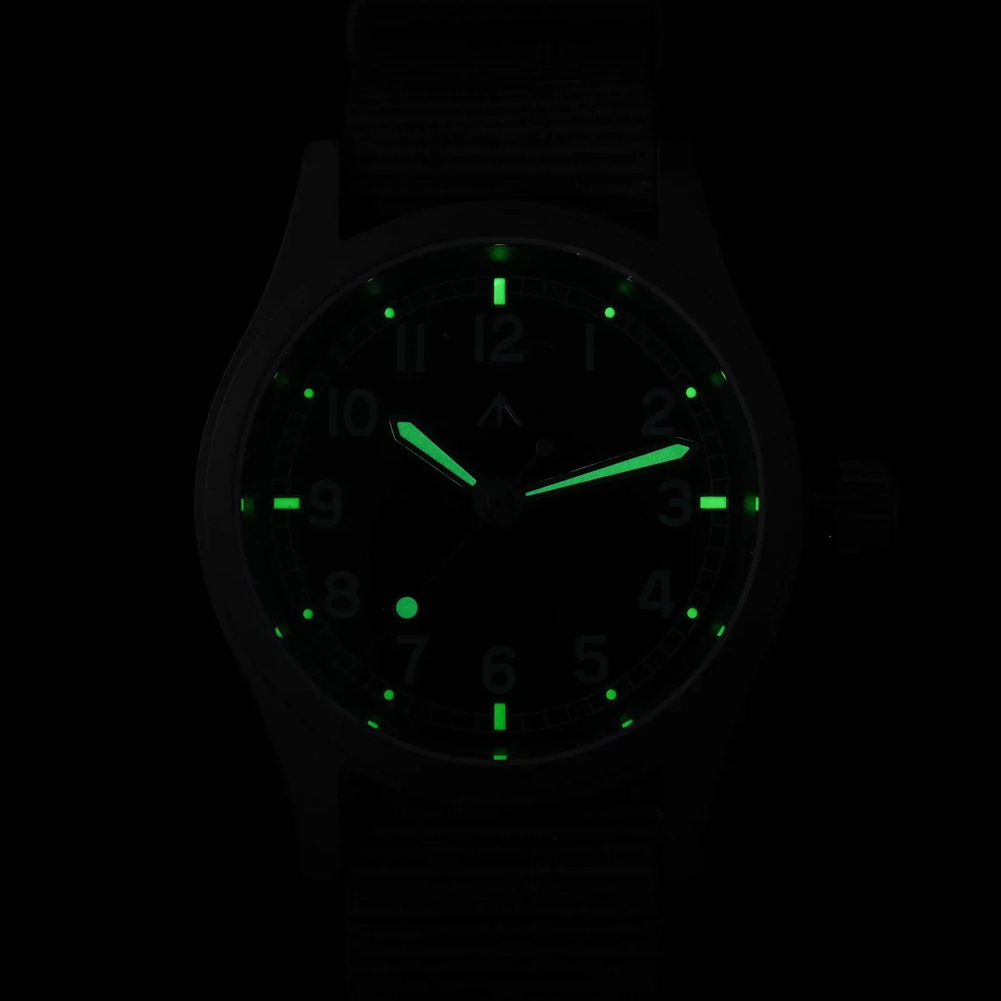 Militado ML12 Military Watch VH31 Quartz Domed Sapphire  C3 Luminous 38mm 10Bar