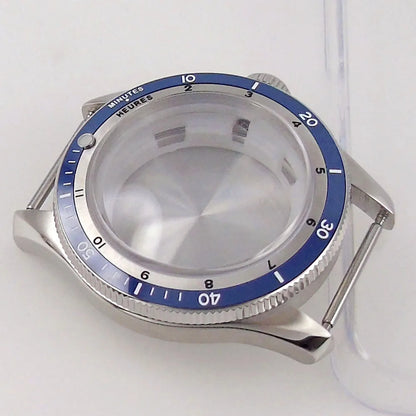 Serica Diver Case 20bar Diving Steel Watch Case for NH34 NH35 NH36 NH37 NH70 NH72  ETA2824 PT5000 Bow Sapphire Glass 120click Bezel Ceramic Insert