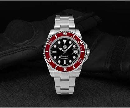 San Martin SUB Diver Sn0019G 41mm Water Ghost PT5000 SW200 Automatic AR Sapphire 20Bar BGW-9 Luminous