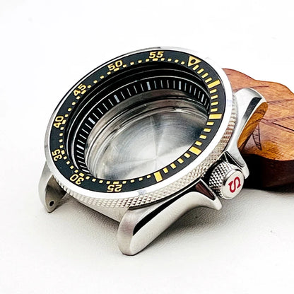 NH34 NH35 Case SKX007 Watch Cases fit for NH35 NH36 7S26 Movement Crown at 3.0 Click Spring NH35 Mod Seiko SKX007 Watch Case