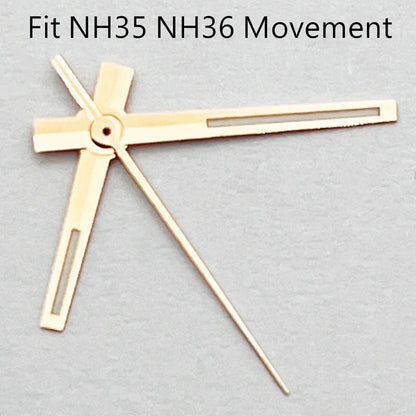 Luminous Watch Hands gold  Fit NH PT5000 ETA2836 2824 DG2813 3804 Miyota8215 8205 821A Movement Watch Accessories