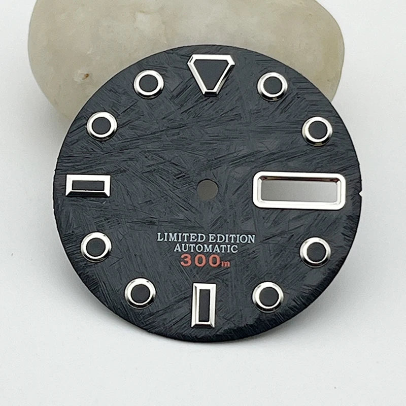 New 28.5mm Watch Dial Fit NH35 NH36 7S26 Automatic Movement for SKX007 SKX009 SKX173 SRPD Turtle Abalone Tuna Canne Diver Watch